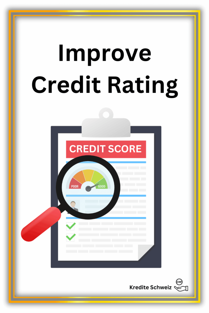 Improve credit rating