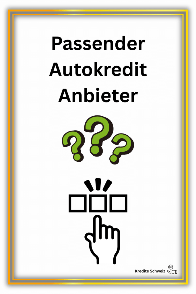 Günstiger Autokredit-Anbieter